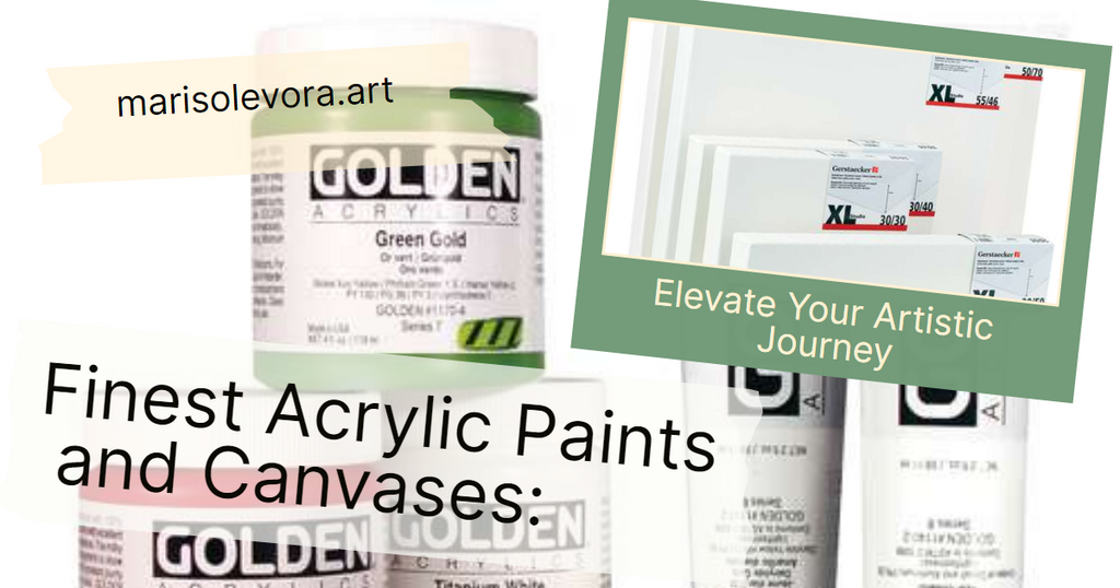 Finest Acrylic Paints and Canvases: Elevate Your Artistic Journey