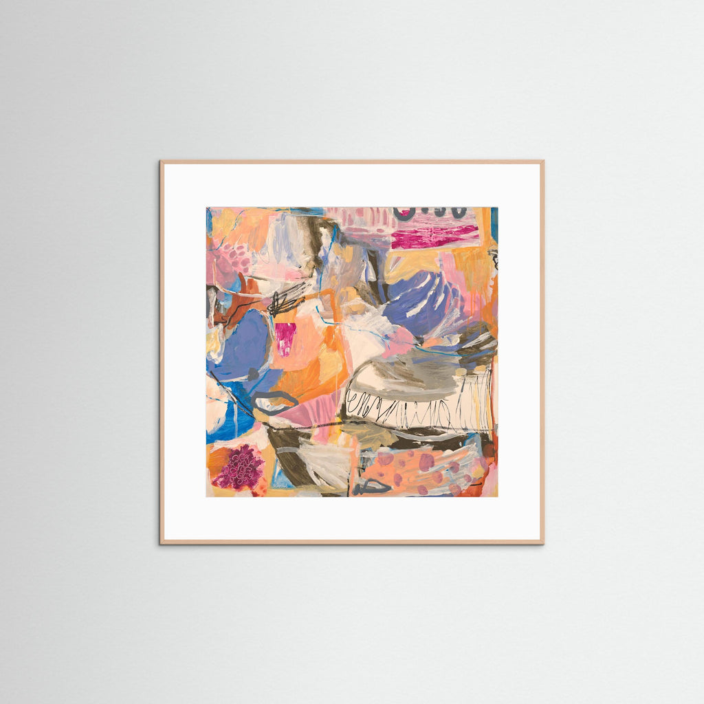 Was It a Dream - Framed Fine Art Paper Print with Passepartout