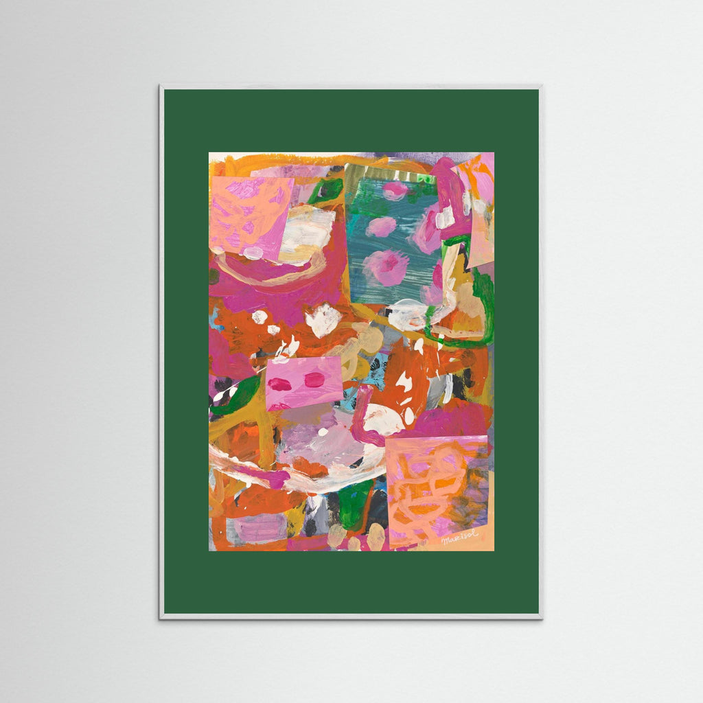 Back to Portofino -  Framed Fine Art Paper Print with Passepartout