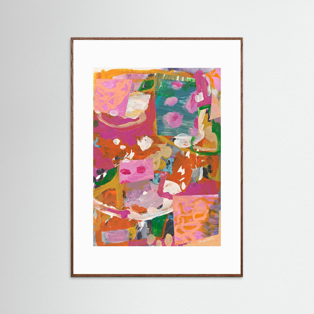 Back to Portofino -  Framed Fine Art Paper Print with Passepartout