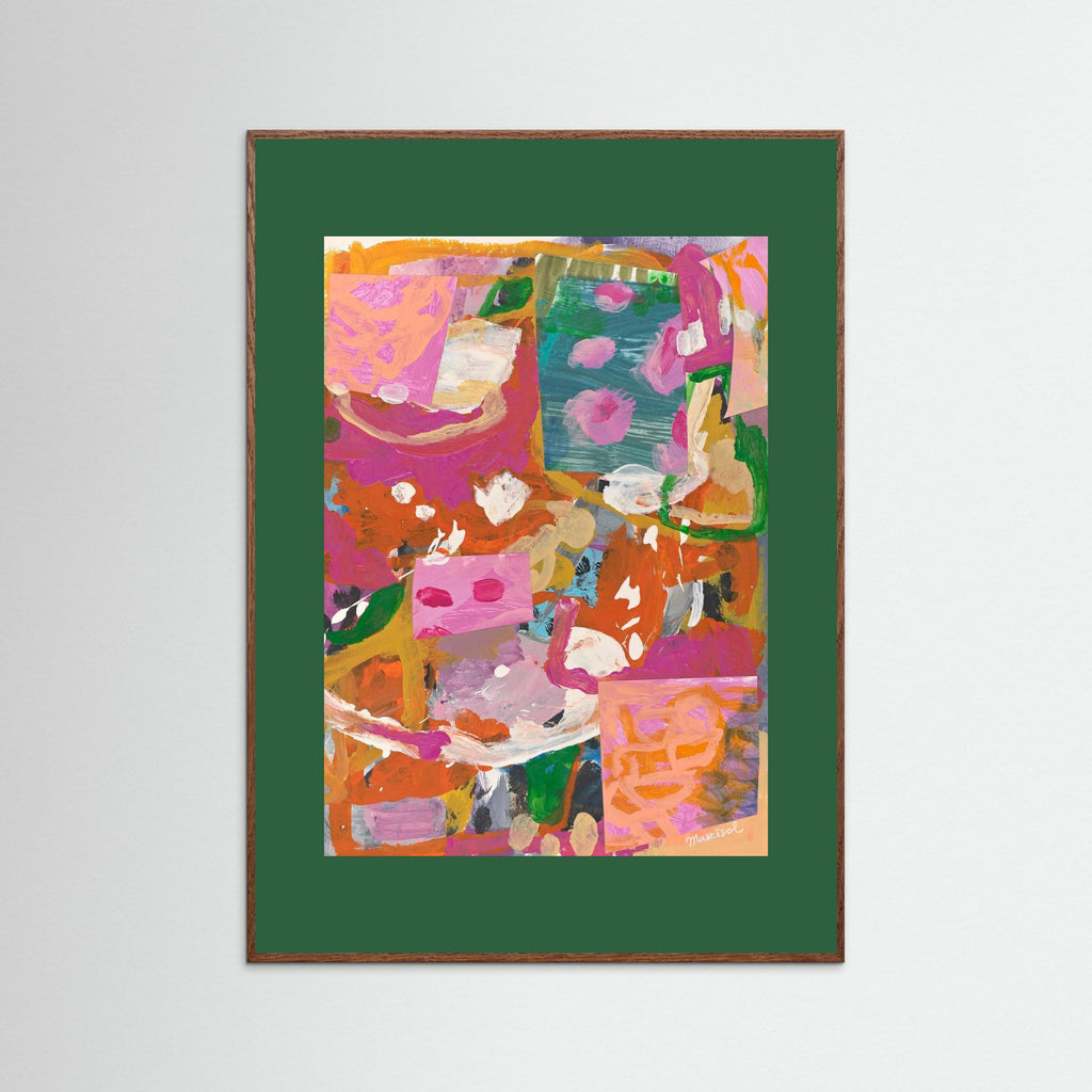 Back to Portofino -  Framed Fine Art Paper Print with Passepartout