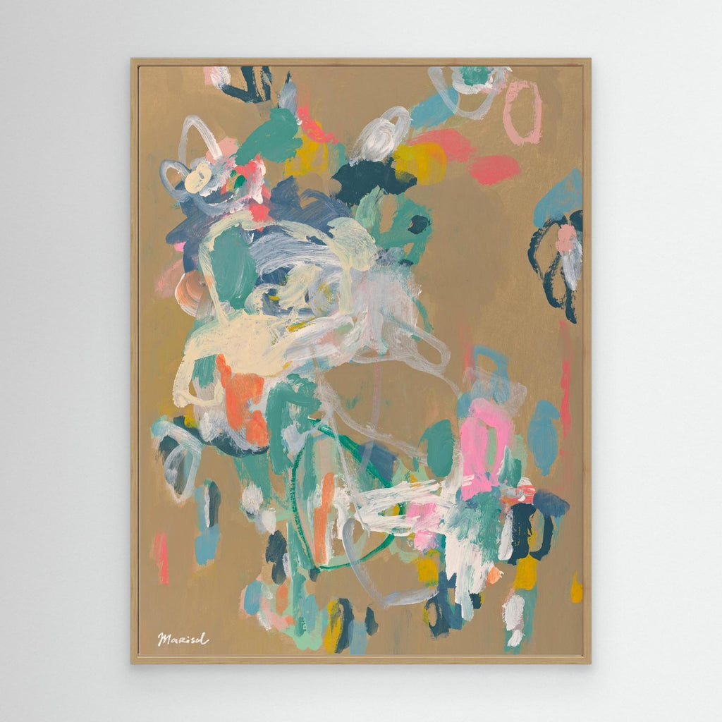 Abstract Flow - Canvas Print Europe