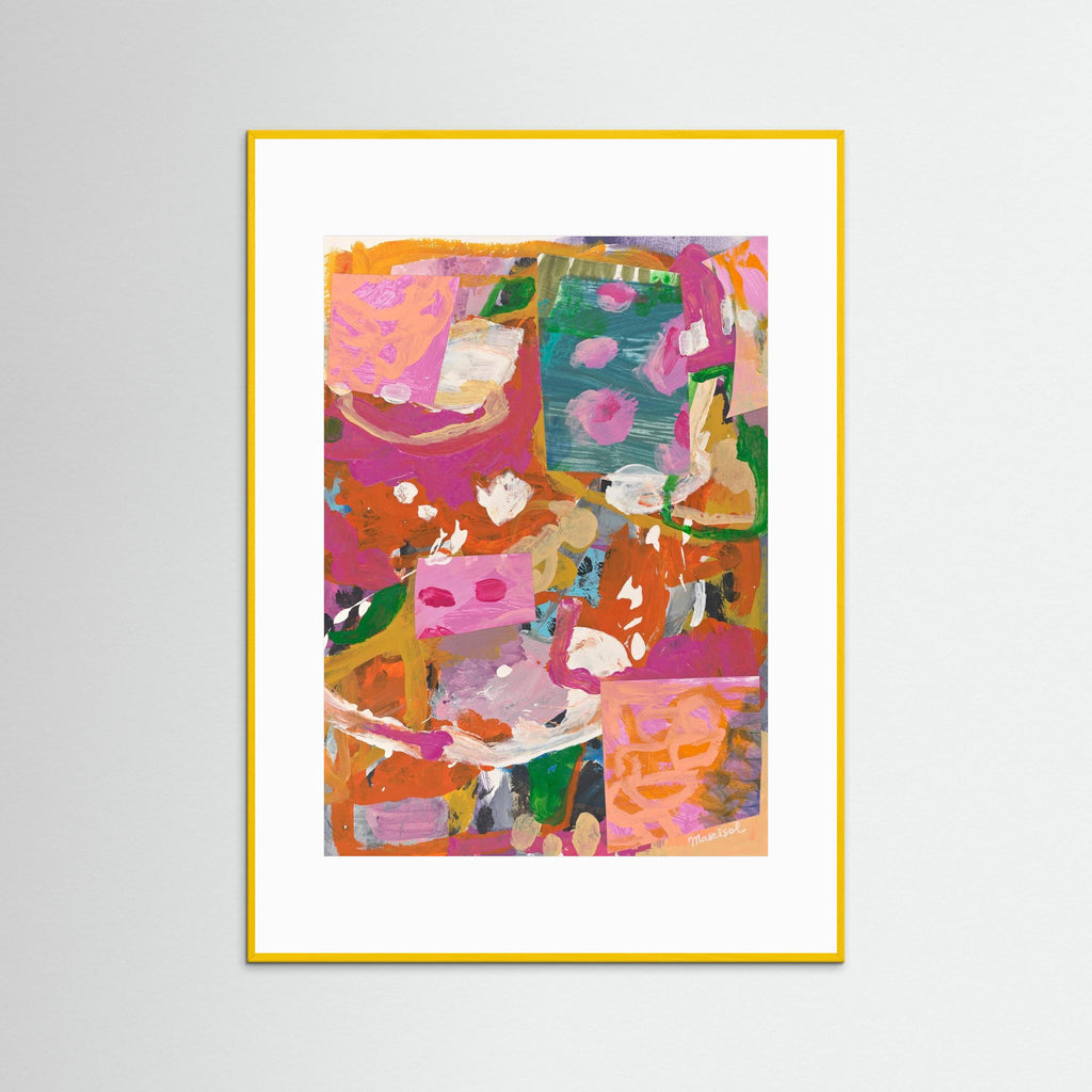 Back to Portofino -  Framed Fine Art Paper Print with Passepartout