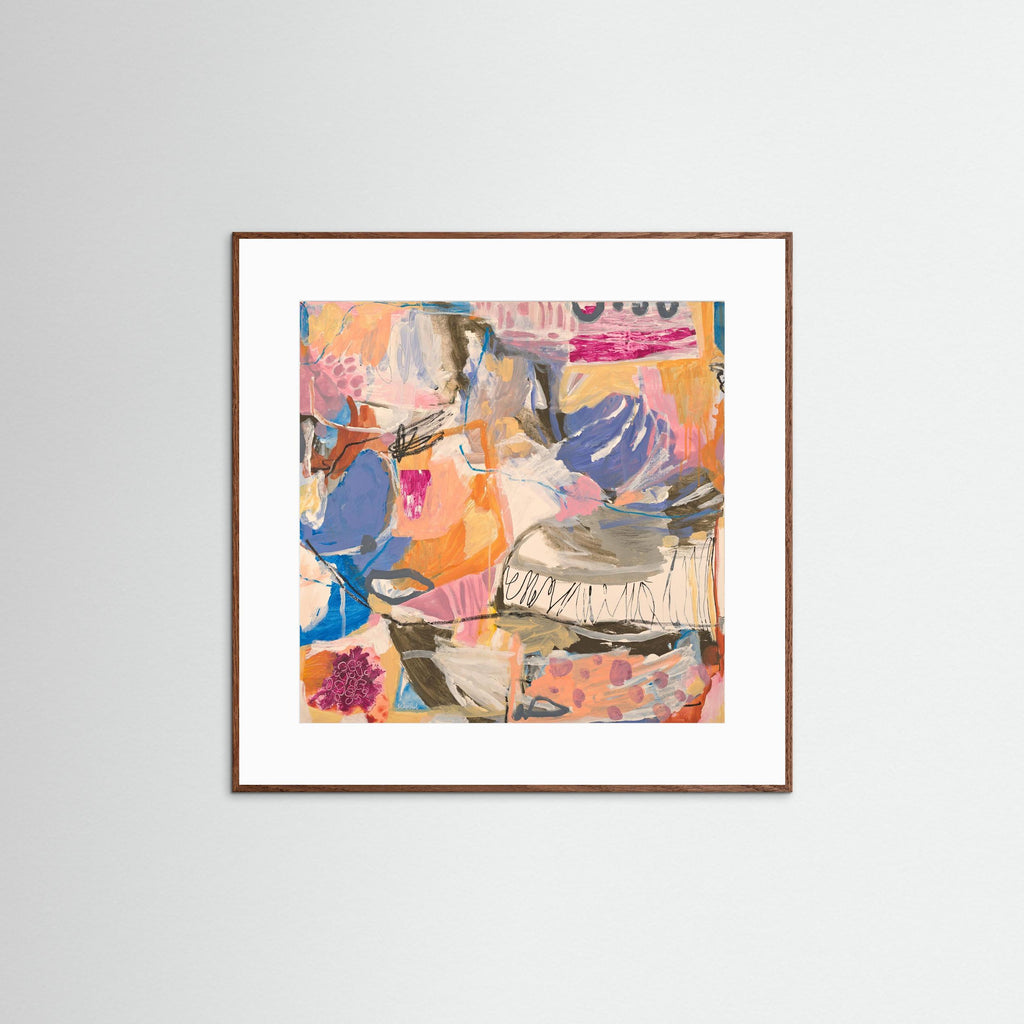 Was It a Dream - Framed Fine Art Paper Print with Passepartout