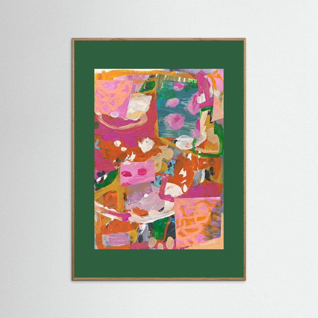 Back to Portofino -  Framed Fine Art Paper Print with Passepartout