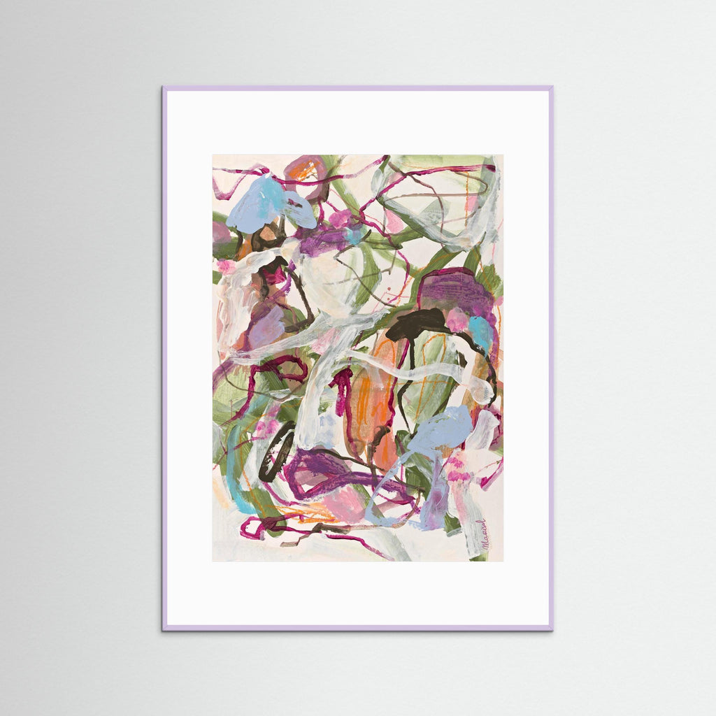 Wind Song -  Framed Fine Art Paper Print with Passepartout