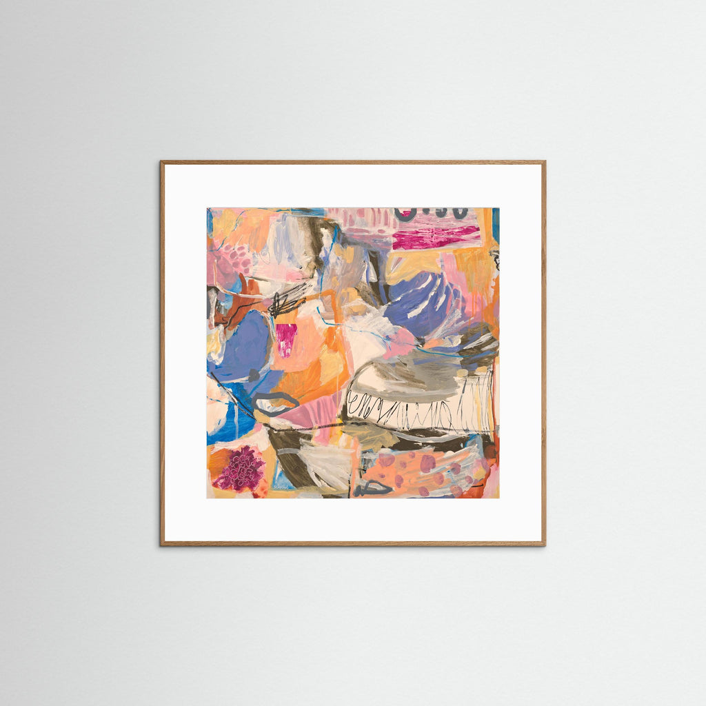 Was It a Dream - Framed Fine Art Paper Print with Passepartout