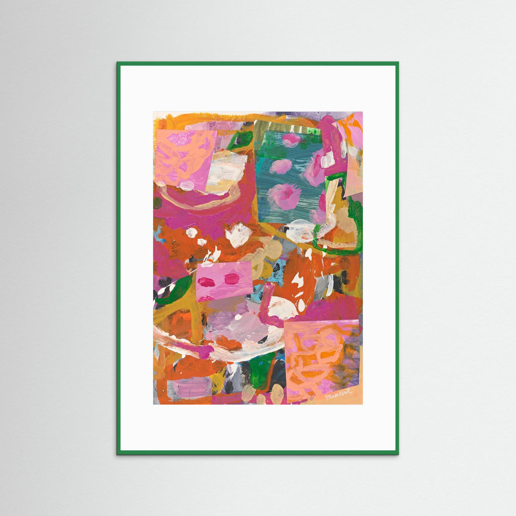 Back to Portofino -  Framed Fine Art Paper Print with Passepartout