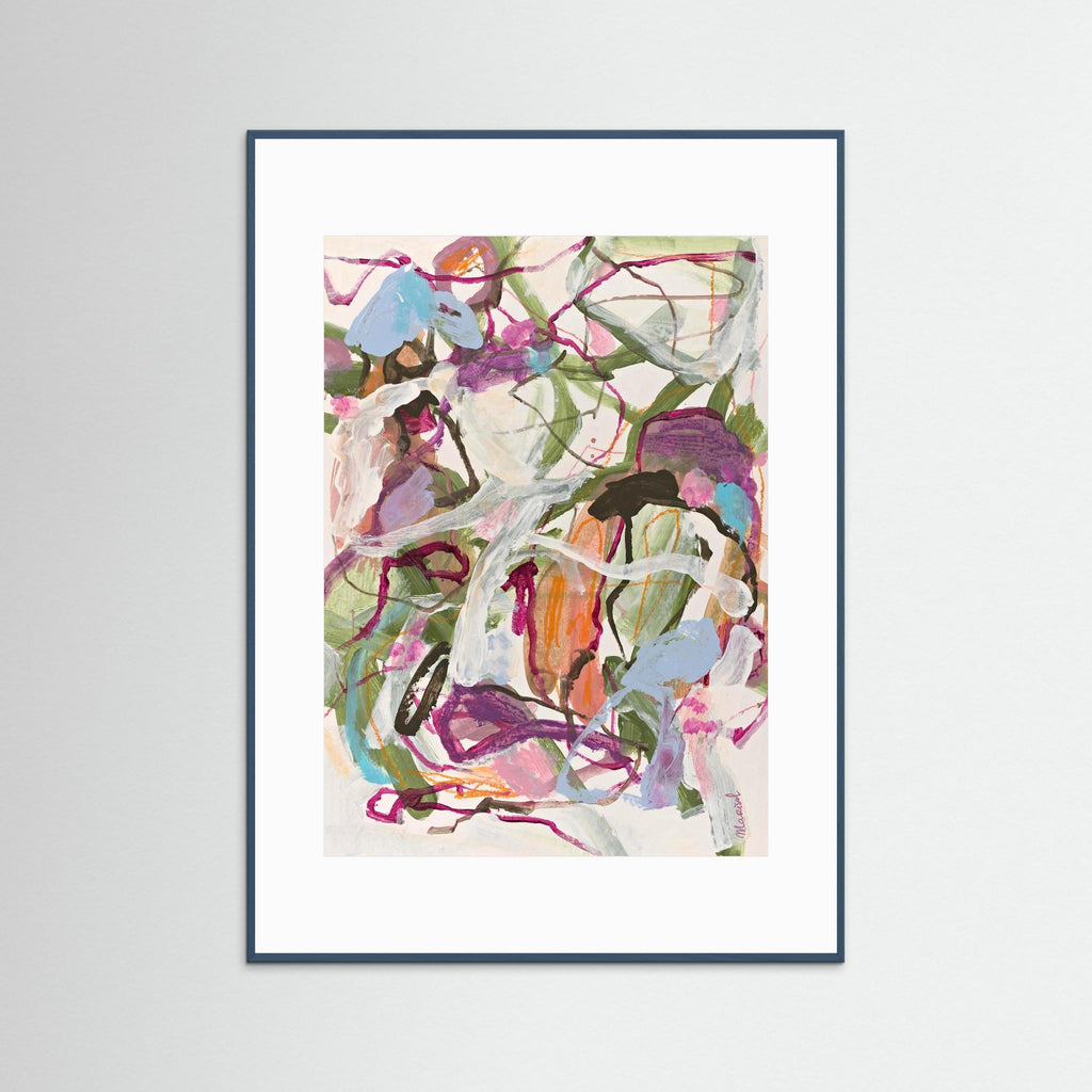 Wind Song -  Framed Fine Art Paper Print with Passepartout