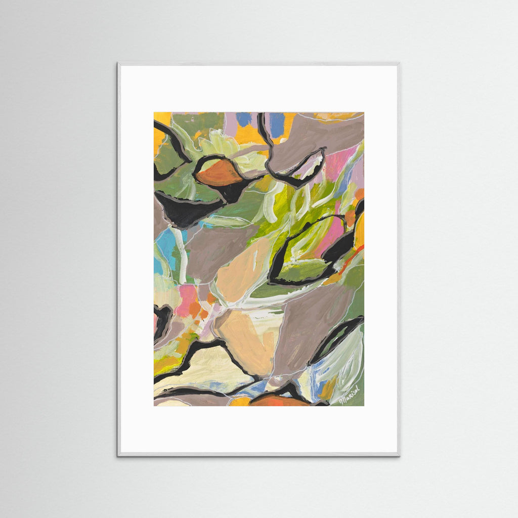 Something About Before -  Framed Fine Art Paper Print with Passepartout