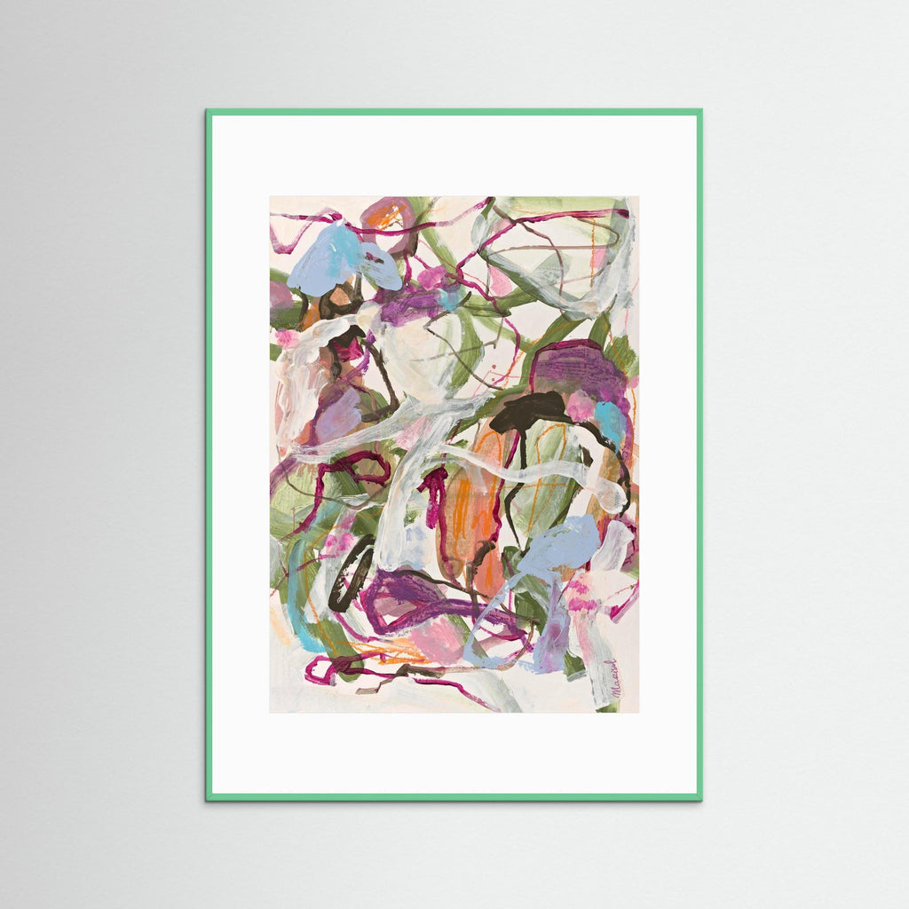 Wind Song -  Framed Fine Art Paper Print with Passepartout