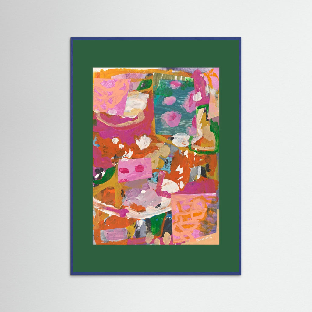 Back to Portofino -  Framed Fine Art Paper Print with Passepartout